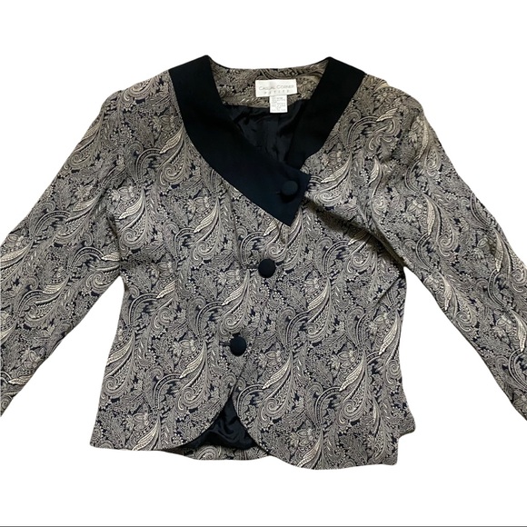 24 HRS SALE ONLY Asymmetric Trendy Jacket - Petite Jacket - Size 12, wit… - Picture 2 of 6